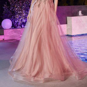 Cinderella Divine CD874: Enchanting Lace and Tulle Gown for Magical Moments